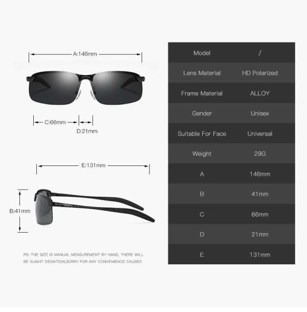 Xingyu Mens Polarized Sunglasses XIBB004 - Image 3
