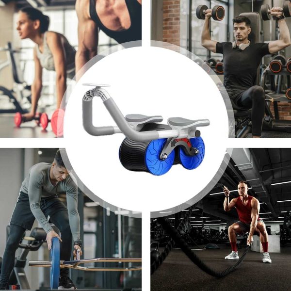 Automatic Abdominal Exercise Roller With Elbow Support - Image 2