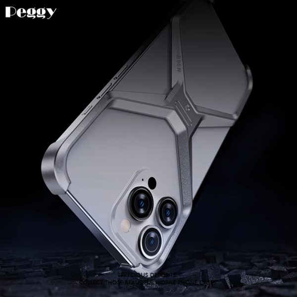 Metal Bumper Heat dissipation Phone Case For iPhone - Image 2