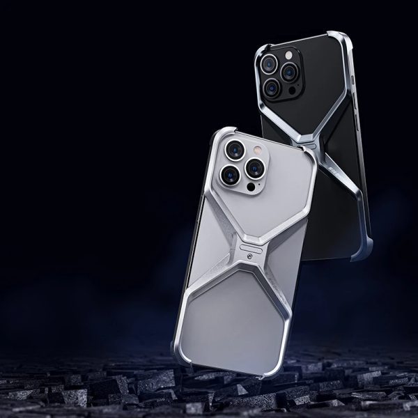 Metal Bumper Heat dissipation Phone Case For iPhone