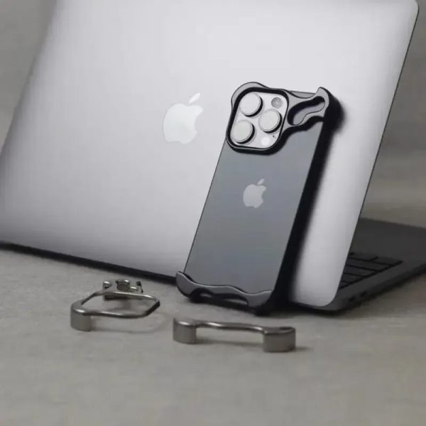 Luxury Irregular Metal Bumper Phone Case - Image 5