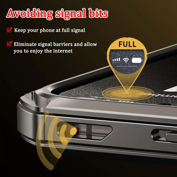 Luxury Removable Titanium Alloy Hollow Phone Case - Image 4