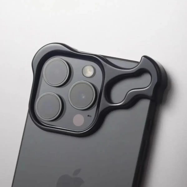 Luxury Irregular Metal Bumper Phone Case - Image 3