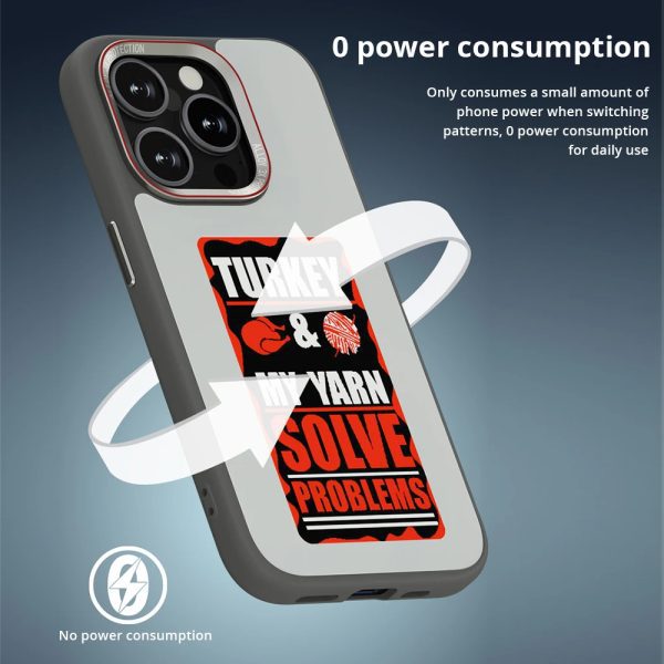 Eink Screen Smart NFC APP Refresh DIY Phone Case for Iphone - Image 5