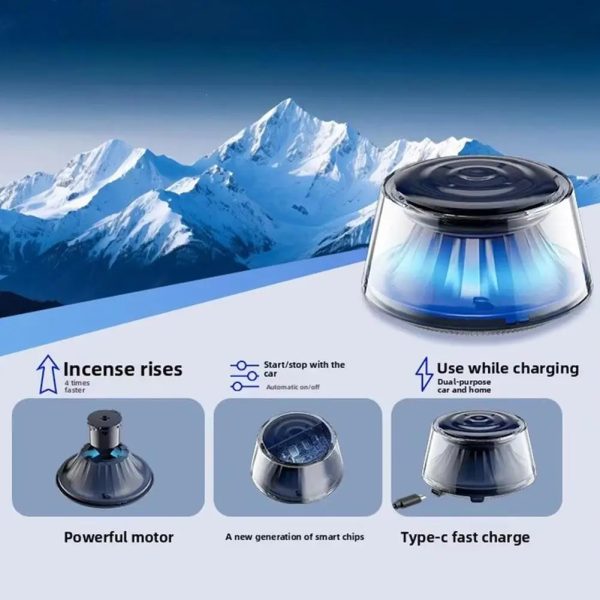 Snow Mountain Smart Car Fragrance Diffuser - Image 4